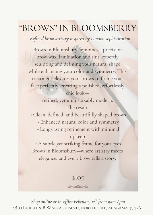 "Brows" in Bloomsbury