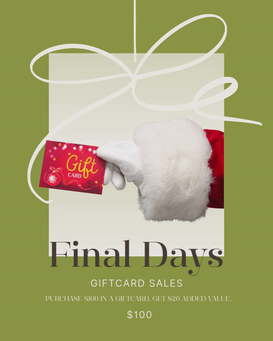 $120 Giftcard for $100